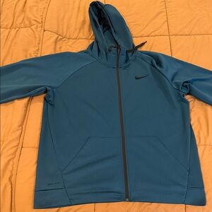 Nike Men's Teal Performance Hoodie